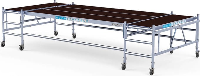 Stukadoors werkplatform laag 190x455 3m werkhoogte