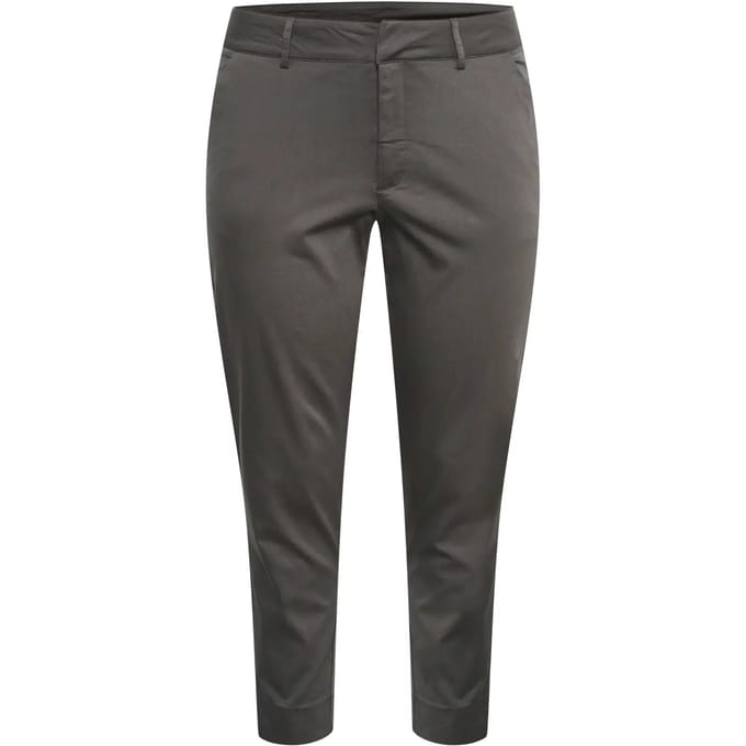 Damesbroek 7/8 chino KAFFE Curve Leana