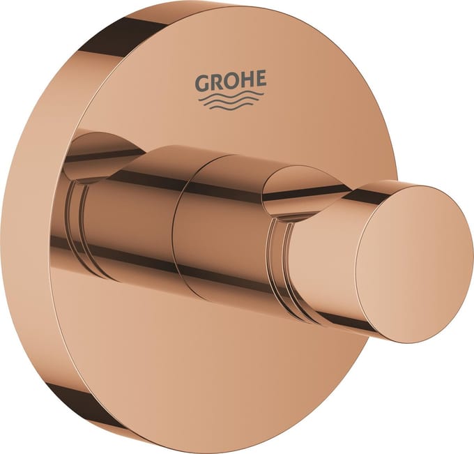 Grohe Essentials Handdoekhaak - rond - warm sunset (koper)