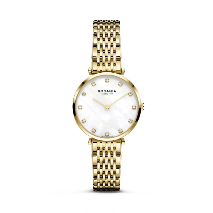 Rodania - R14027 - Polshorloge - Dames - Kwarts - LUGANO CLASSIC SPARKLE