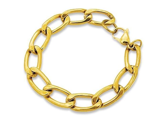 Amanto Armband Djoan - 316L Staal - Gourmet Schakel - 11,5mm - 22cm