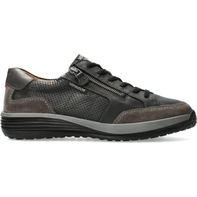 Mephisto Sacco - heren sneaker - Grijs - maat 44.5 (EU) 10 (UK)