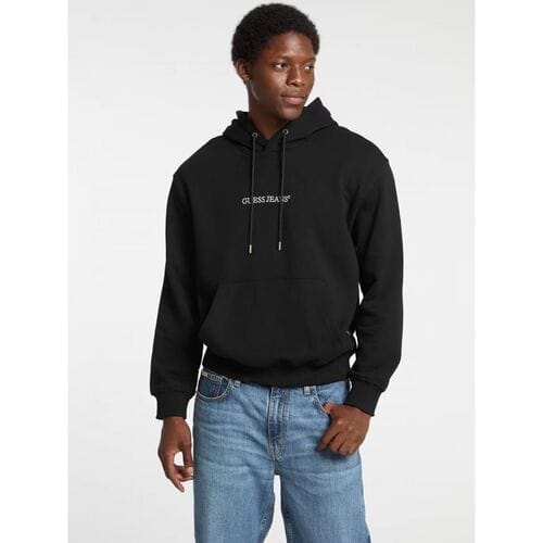 Capuchon sweaters Guess M5RQ38 KCPR1 EMBRO SWT HD-JBLK BLACK