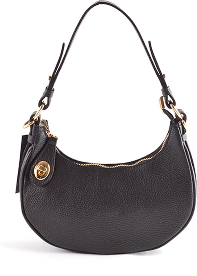 Giuliano schoudertas Phebe - Zwart - Dames - Made in Italy