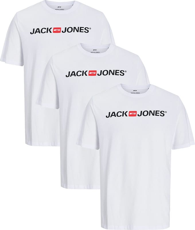 Jack & Jones Heren t-shirt 3 pack Basic