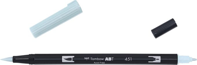 Tombow Brush pen - ABT 451 - Dual Brushpen - Sky Blue - Blauw