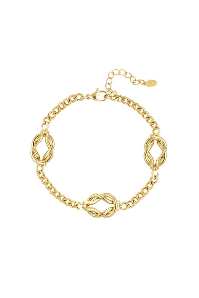 Bijoutheek Armband (Sieraad) Knoop Goud
