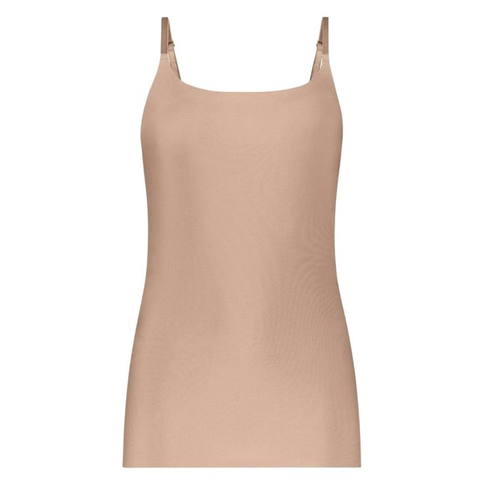 Ten Cate Secrets spaghetti top walnut voor Dames | Maat XXL