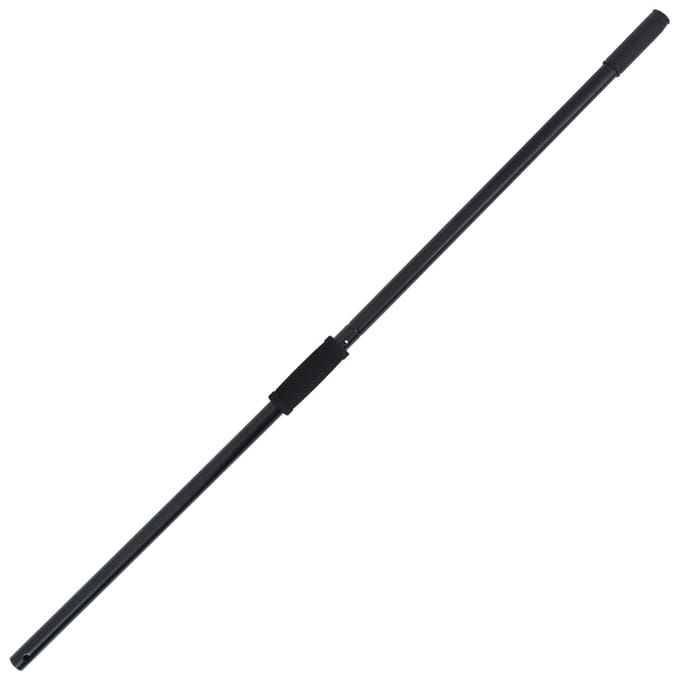 vidaXL - Hooivorksteel - Ø3,5x127,5 - cm - zwart - staal
