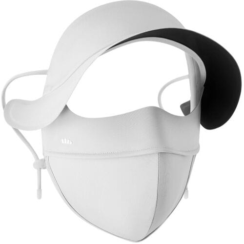 Beneunder Brimmed Full-Face Sunscreen Mask AL01e - Blue Smoke Grey - F (One Size)