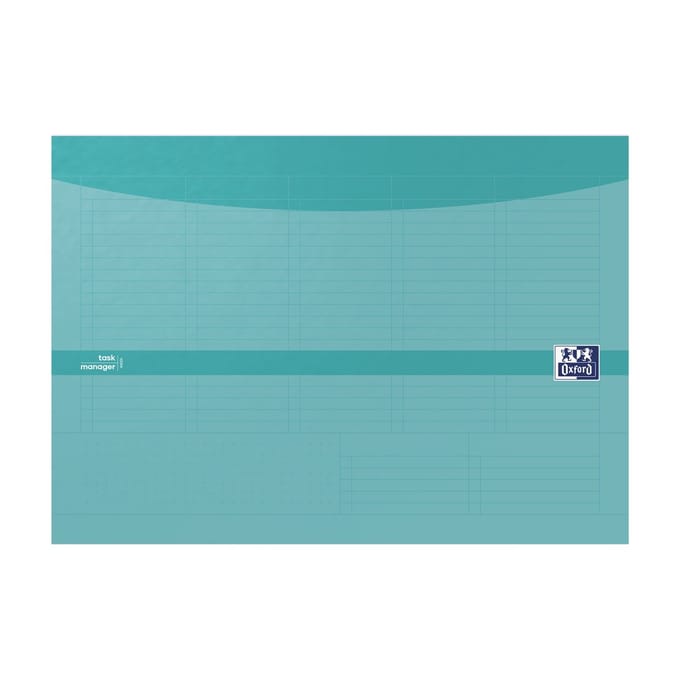 Oxford Task Manager weekplanner - A4 - 60 vel - aqua