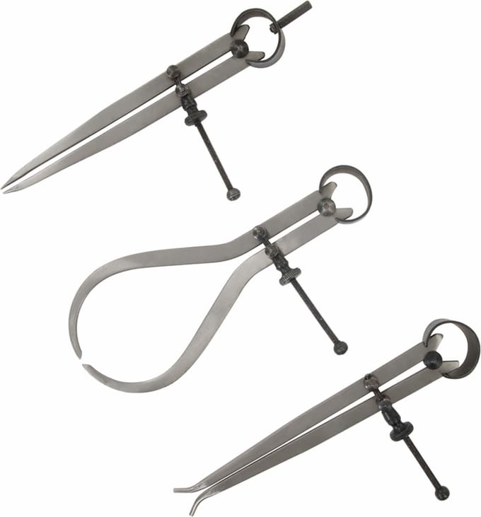Silverline Passerset - Carbon Staal - 180-202 mm - 3-delig