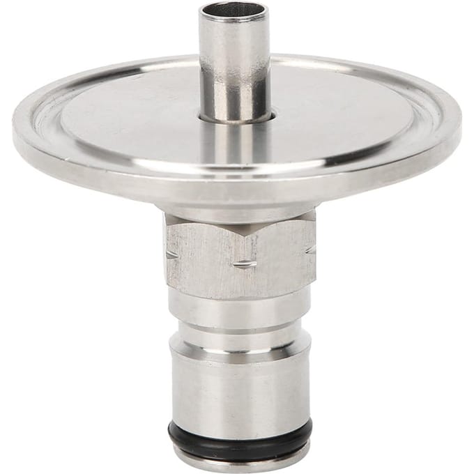 1.5in Gas Lock Post Adapter Tri Clamp naar Kogelconnector Bierbrouwaccessoire Brouwerij Fitting gray