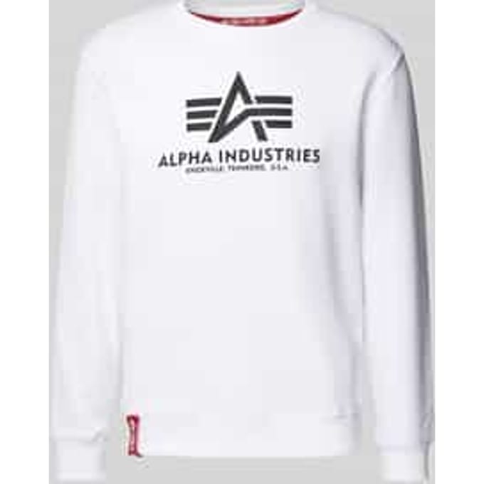 Sweatshirt met logoprint model 'BASIC SWEATER'