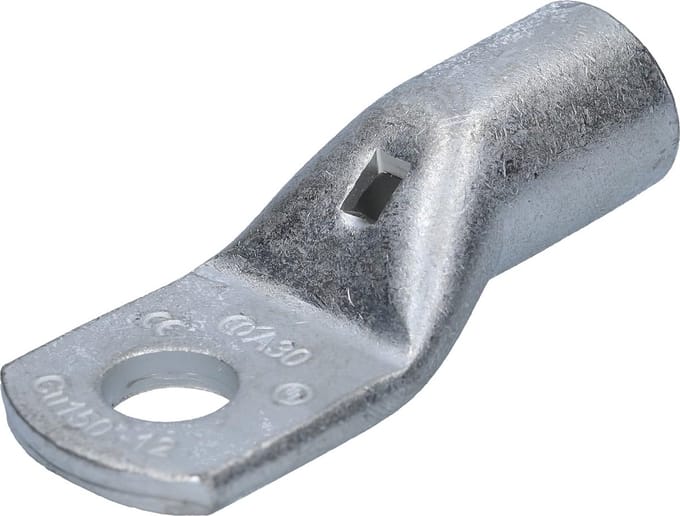 Kalitec A30-M12 buiskabelschoen 150mm² M12 ongeïsoleerd van vertind koper