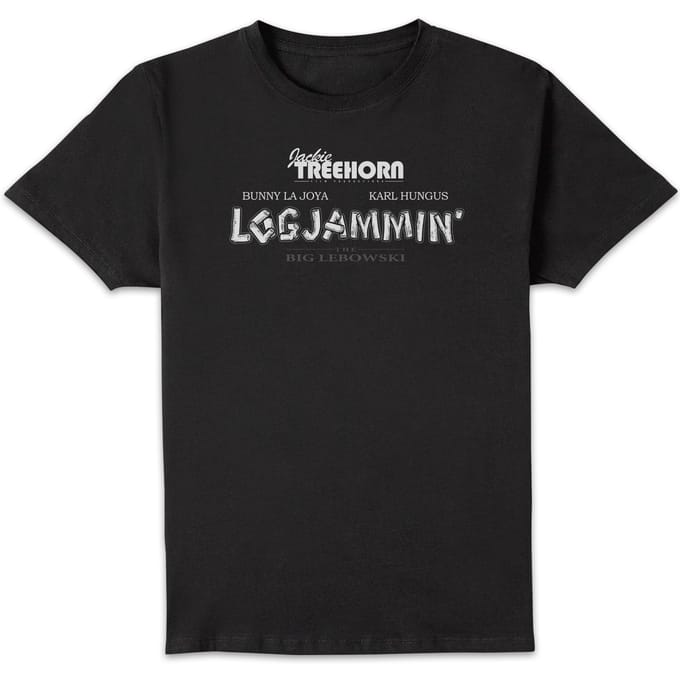 The Big Lebowski Logjammin T-shirt - Zwart - M