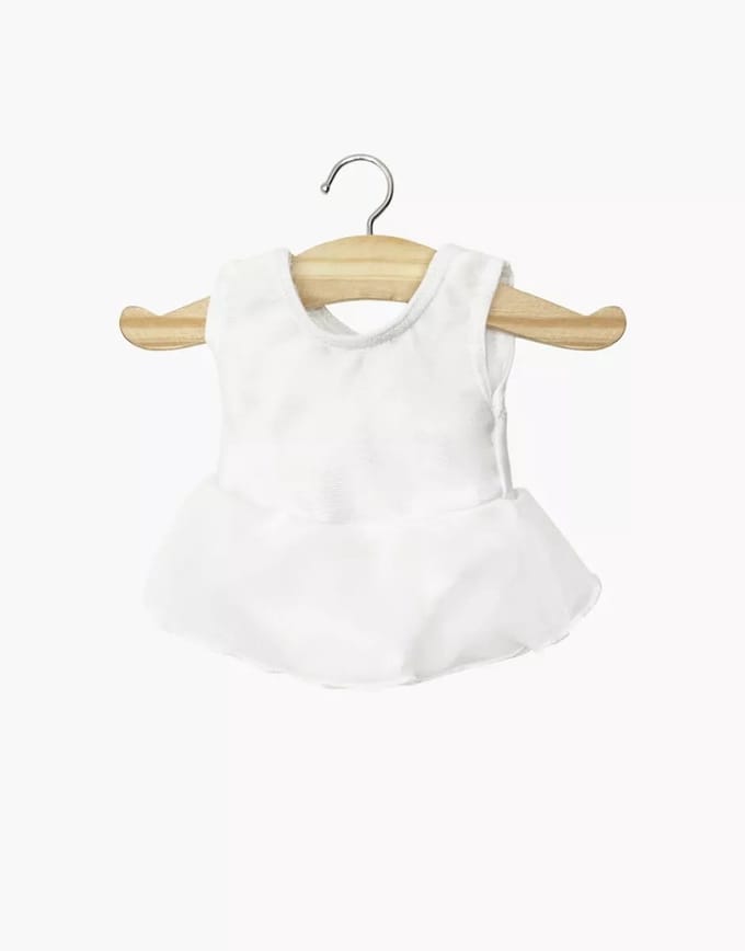 Minikane Gordi Poppenkleding Balletpakje Ludmilla Wit 34 cm