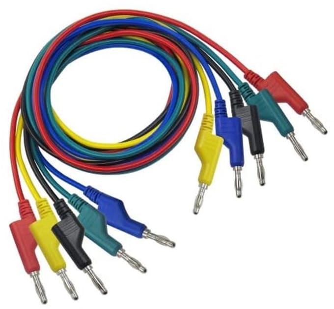 Multimeter Testkabelset 5-delige 4 mm Bananenstekker Kablenset