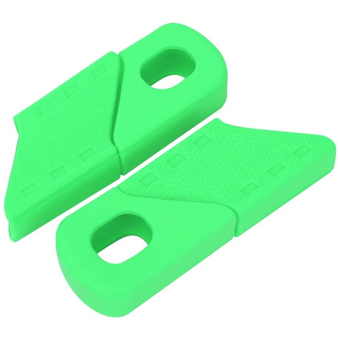 Lot de 4 manchons de protection en silicone pour manivelle de vélo vert
