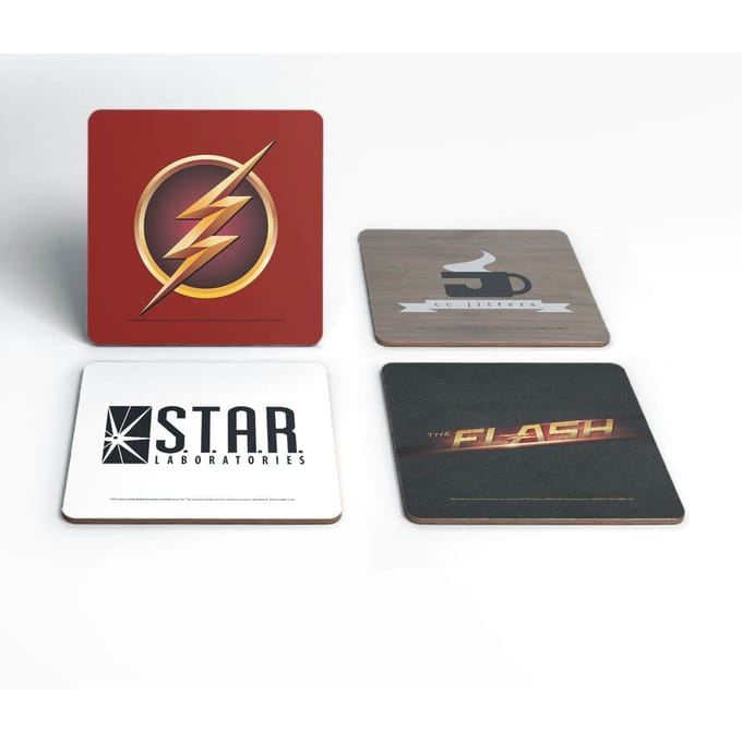 DC Flash TV Coaster Set