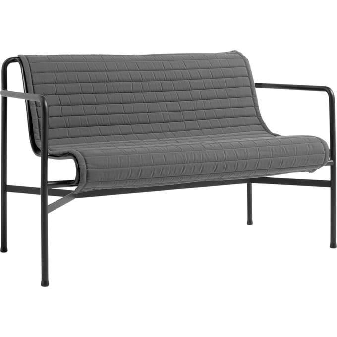 HAY - Zitkussen voor Palissade Dining Bench - antraciet - zwart