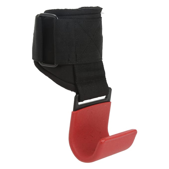 Gewichthefhaken Zware Hefpolsbanden Gewichtheffen Grips Banden Handschoenen Pols rood
