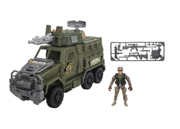 Soldier Force Battlefield Tactical Vehicle pantsertruck Soldaten