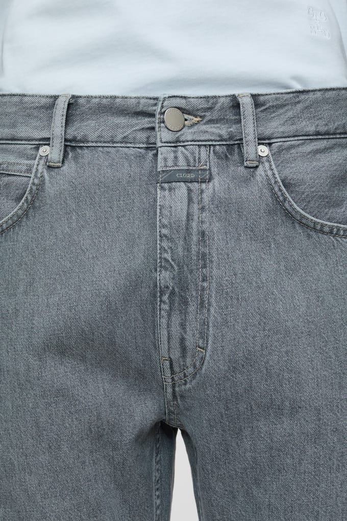 Closed Cooper True Jeans Mid Grey Größe: W34L30 | Relaxed Fit Outlet | Herren | Grau