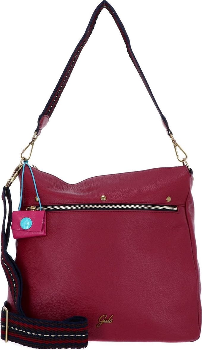 Gabs Leren schoudertas Scilla Shoulder Bag Euphoria rood
