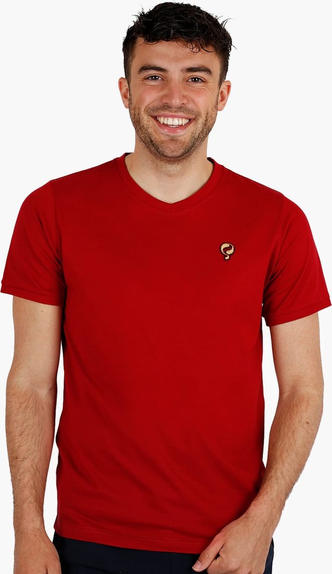 Heren T-Shirt Maasdam - Donkerrood