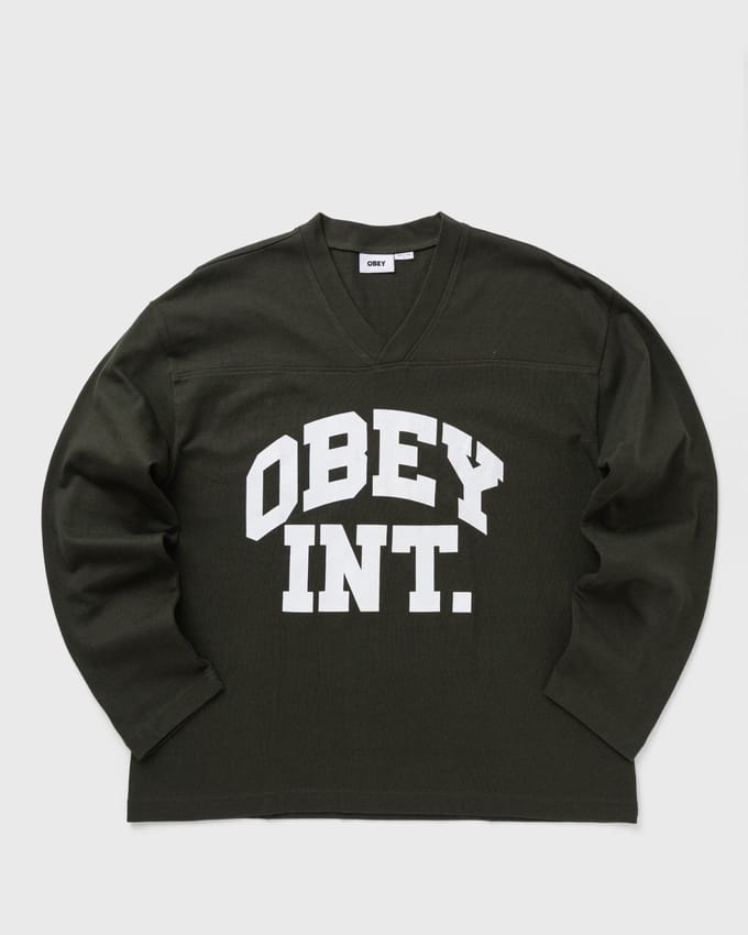 Obey football jersey ls