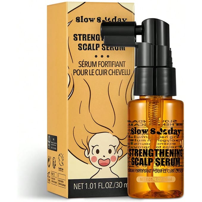 Slow Sunday Kalmerend Hoofdhuidserum, Versterkt Haar, Intensieve Hoofdhuidverzorging, Geschikt Voor Alle Haartypes, Goede Keuze Voor Vakantie, Reisbenodigdheden, Halloween, Geschikt Voor Zomerse Haarverzorging