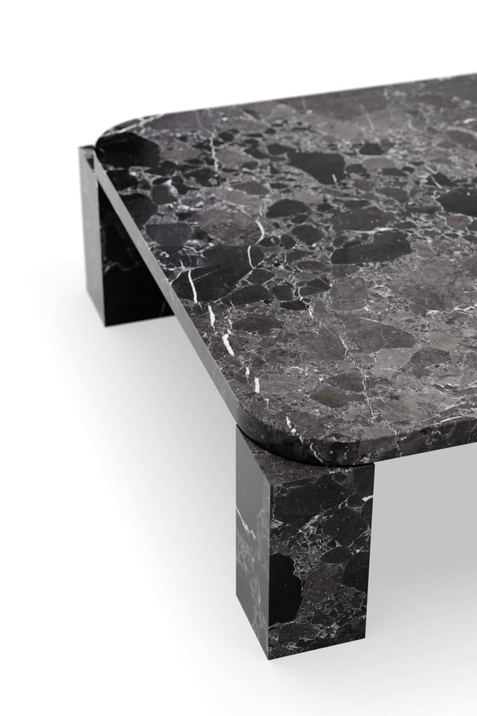 New Works Atlas Coffee Table - Costa Black - 82 x 82 cm