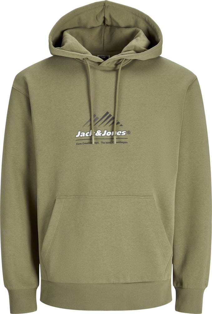 JACK&JONES - JCOLIMA LOGO SWEAT HOOD BFLN - Heren - Sweaters