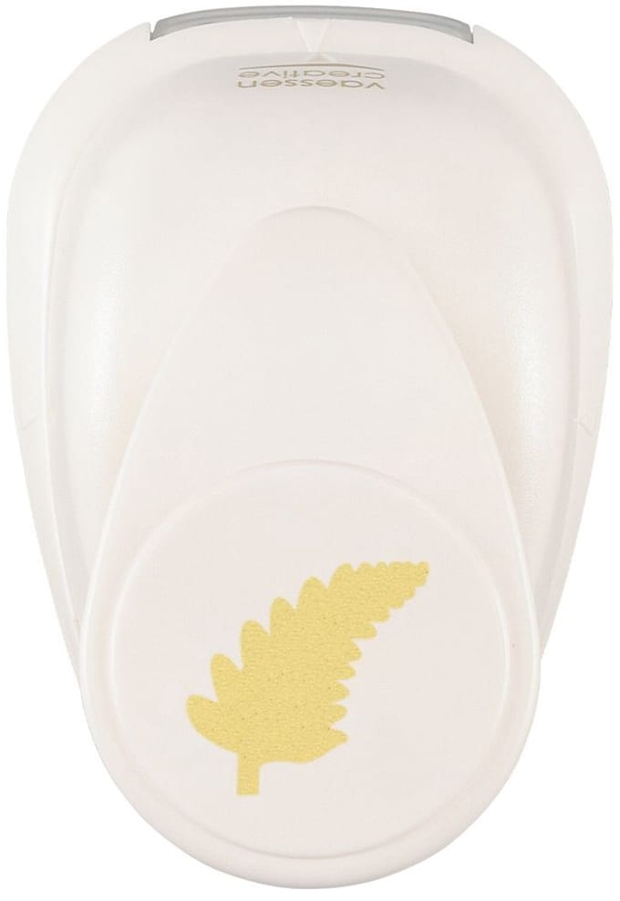 Vaessen Creative Pons - Figuurpons - Veer - 2 x 2 cm