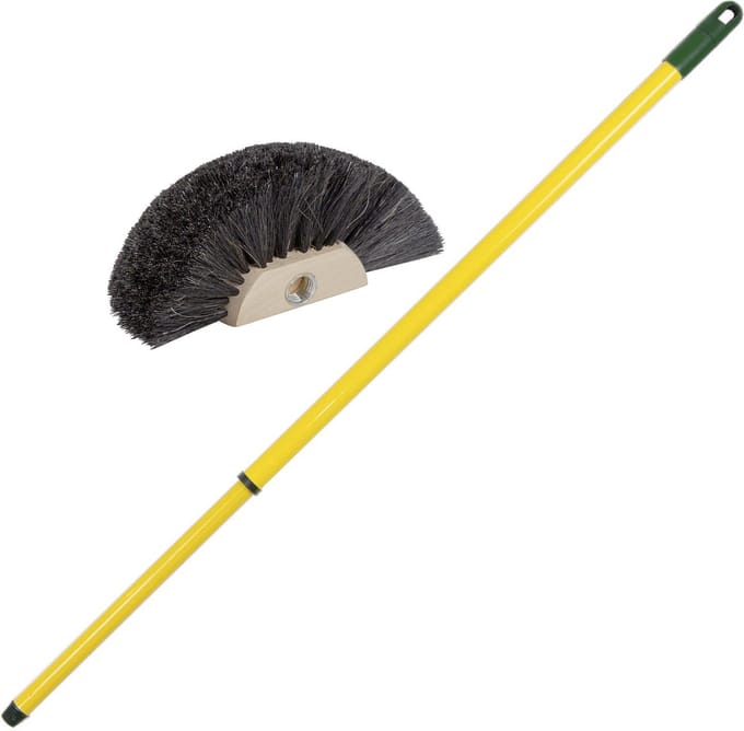 Ragebol met telescoopsteel - 80-130 cm - uitschuifbaar - spinnenrager