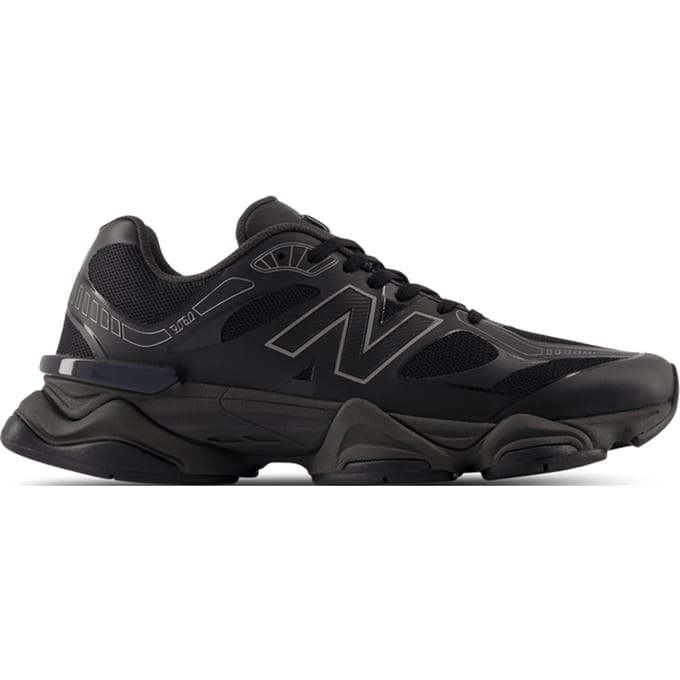 New Balance 9060 - Unisex - Black Faded Black - Maat EU 46.5