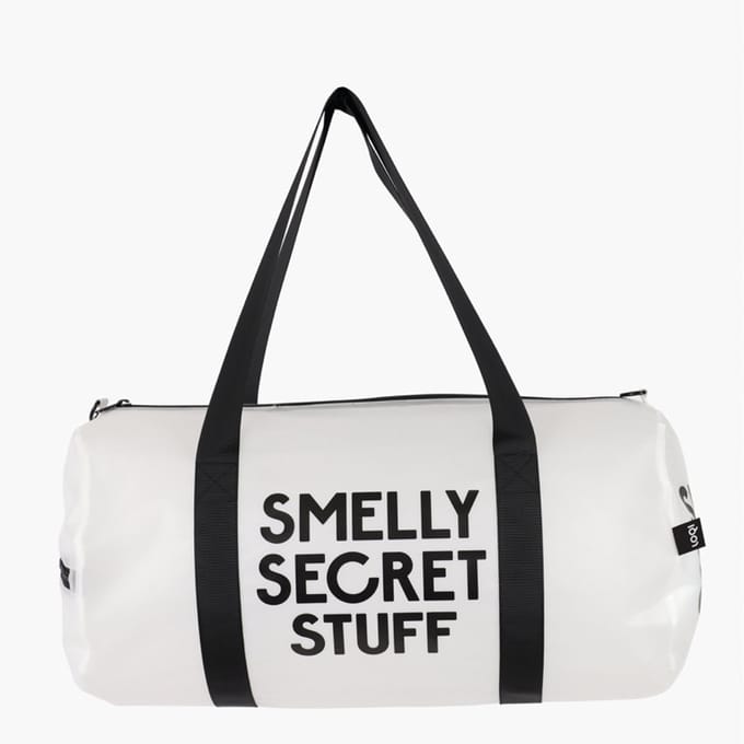 LOQI Weekender Large - Transparent Secret and Classified gerecycled