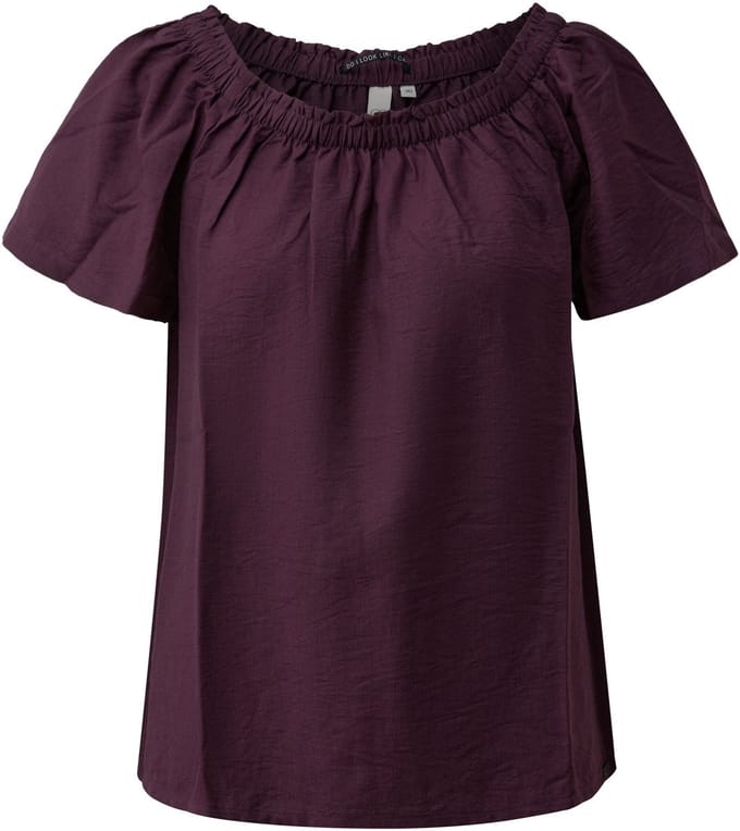 Blouse met halslijn voor vrouwen QS Loose Fit