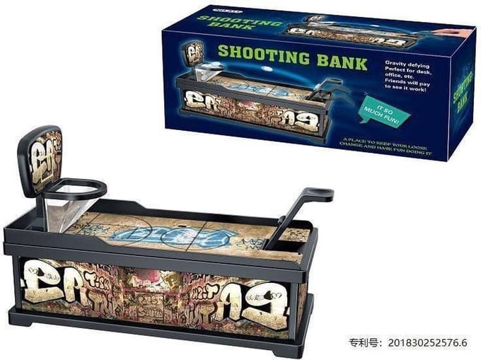 spaarpot en basket 2in1 shoot the coin coinbank