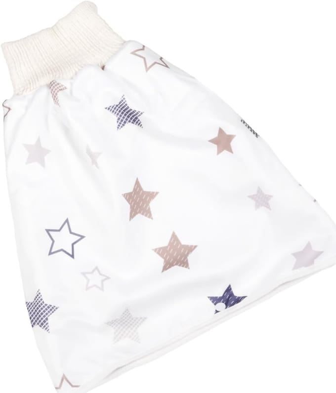 Baby Onderbroek - Peuter Training - Zindelijkheidstraining - Hoge Taille - 42x36cm - Wit