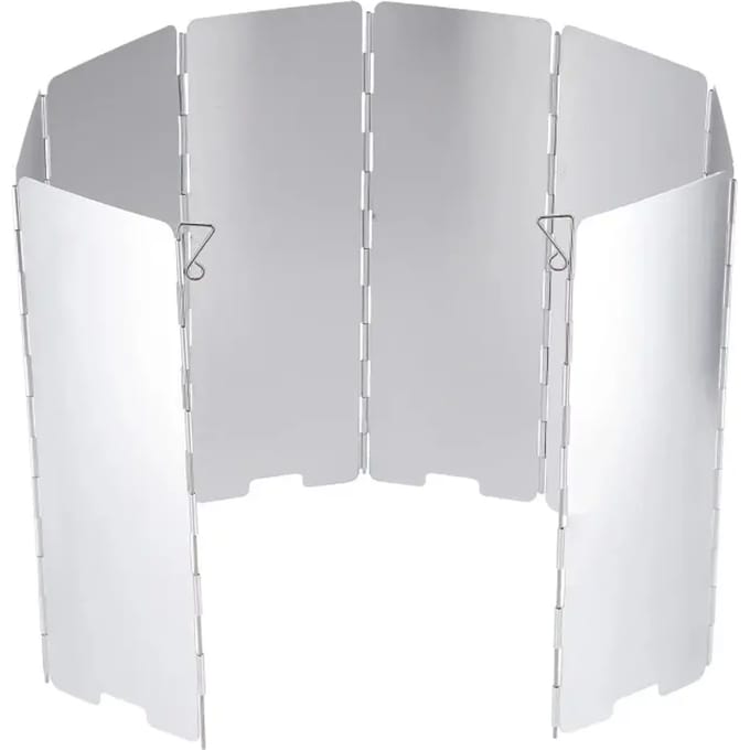 Nils Camp - Buitenwindscherm - Aluminium - 8 Panelen - Met Draagzak