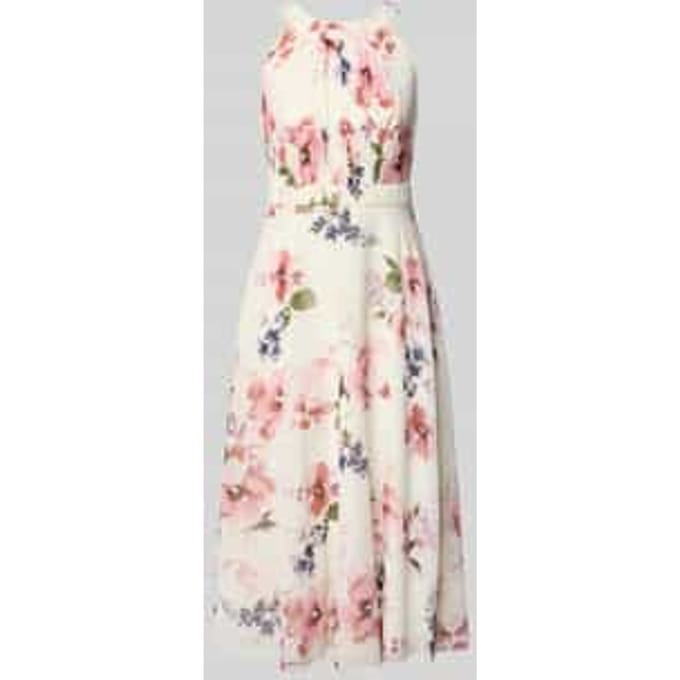 midi-jurk met all-over bloemenmotief