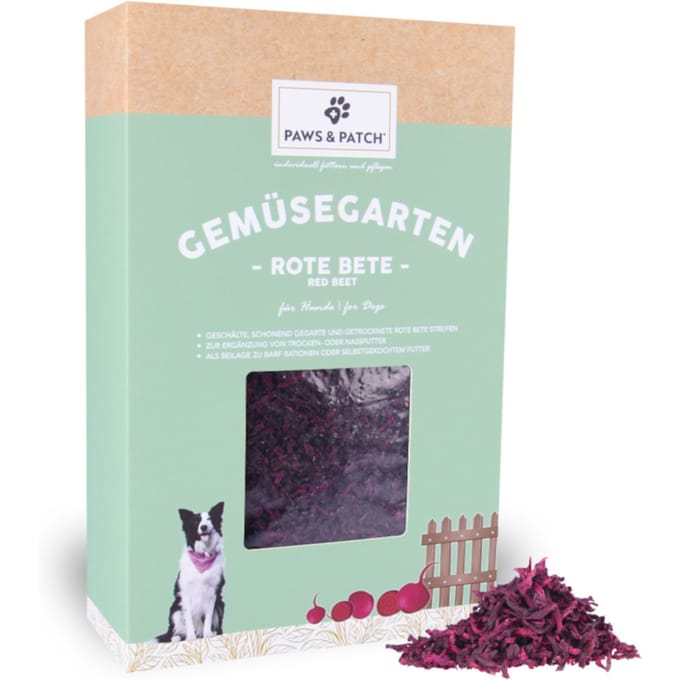 400g PAWS & PATCH Groentetuinbietenreepjes aanvullend diervoeder voor honden