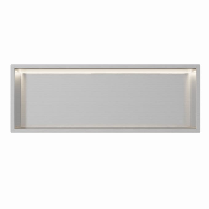 RVS Inbouwnis 30x90x10cm met RGB verlichting