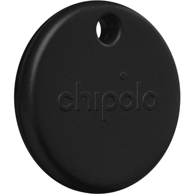 Chipolo POP - Bluetooth Tracker & KeyFinder - Werkt met Apple Find My & Android Find My Device - Tracker Apple iPhone & Android - 120 dB - Zwart - 1 Pack