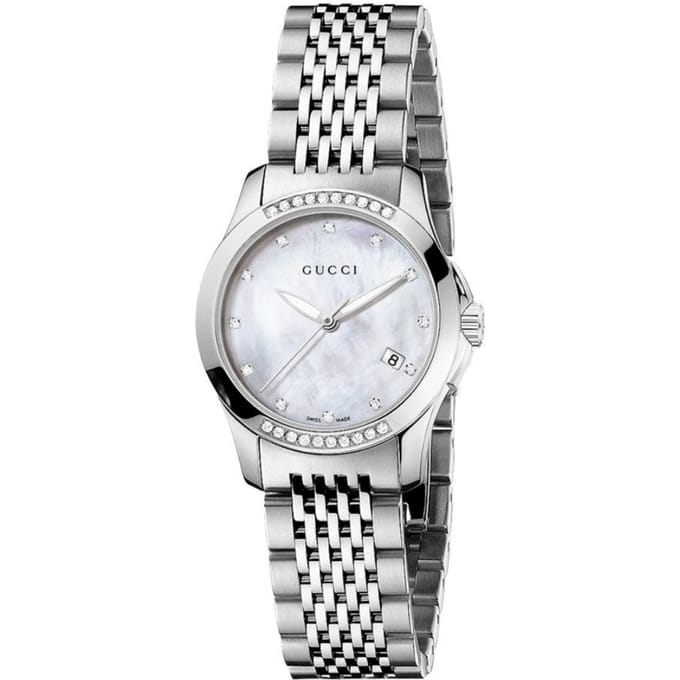 Gucci YA126510 G-Timeless Parelmoer Vrouwenhorloge