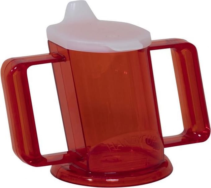 HandyCup Rood met deksel
