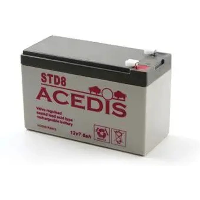 Batterij voor draagbare kit 7 ampère Humminbird