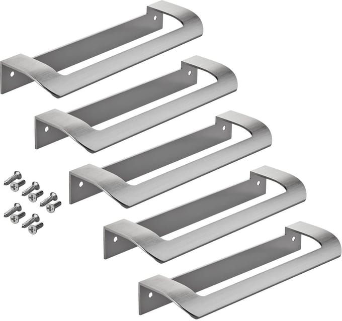 5 x Meubelgreep LYS Boorgatafstand 160 mm RVS-optiek mat Design handgreep van SOTECH
